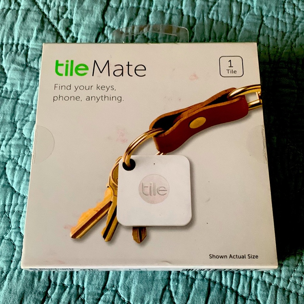 Tile Mate to find your keys, phone ect…